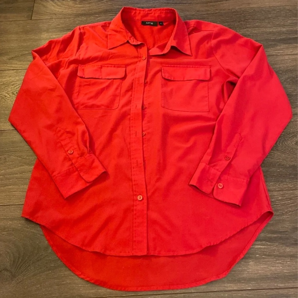 Womens Button Down Dress Shirt